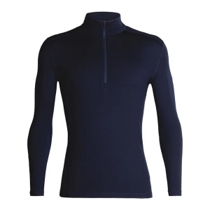 Bluza Barbati Icebreaker Merino 260 Oasis Half Zip Thermal Navy