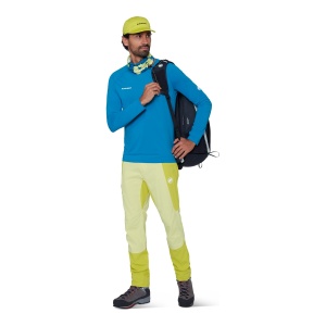 Bluza Barbati Mammut Ducan FL Longsleeve Glacier Blue - Img 6