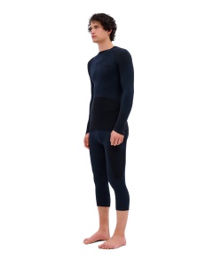Bluză tehnică CEP Ski Merino Base Layer mânecă lungă | lână merino - black - Img 5