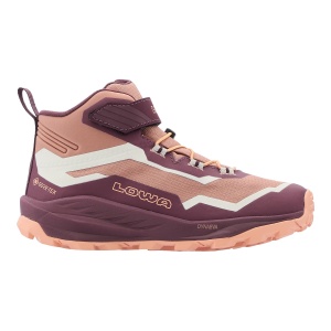 Bocanci Drumetie Fete Lowa Trailux Gtx Mid Jr Burgundy