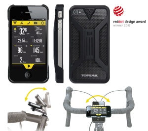 Carcasa Husa Topeak Ridecase Iphone 4, Carbon-Nylon, reglabila, neagra - Img 2