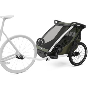 Carucior multisport Thule Chariot Lite double, Vintage Green - Img 3