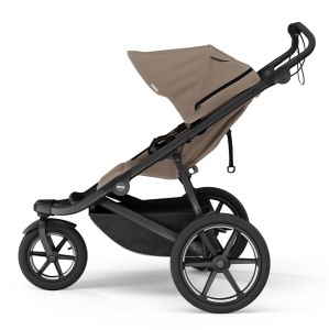 Carucior Thule Urban Glide 3 all-terrain cu prinderea hamului magnetica, Tint Taupe - Img 2