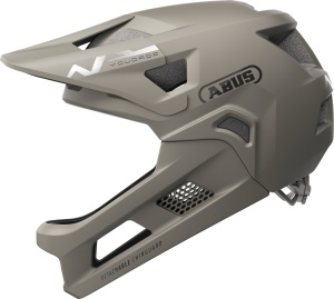 Cască copii MTB full-face Abus YouDrop FF - gri nisipiu