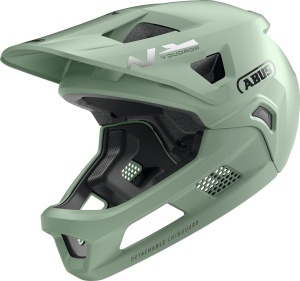 Cască copii MTB full-face Abus YouDrop FF - verde deschis