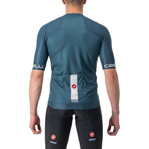 Castelli - tricou ciclism barbati cu maneca scurta Entrata VI jersey - albastru turcoaz inchis - Img 2