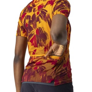 Castelli - tricou ciclism pentru femei, maneca scurta Unlimited Sentiero jersey - portocaliu visiniu barbaresco - Img 7