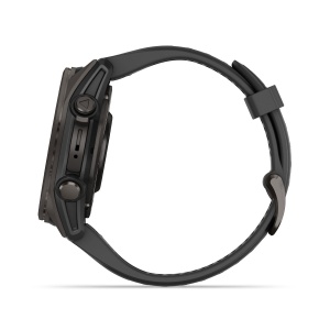 Ceas Garmin Fenix 8 Saphire Titanium Amoled 43MM Carbon Grey/Black - Img 2