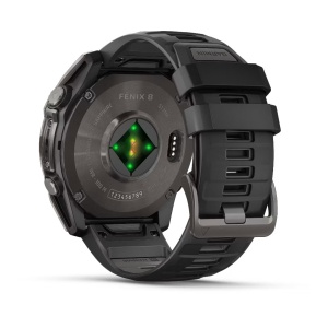Ceas Garmin Fenix 8 Sapphire Titanium Amoled 51MM Carbon/Grey - Img 4