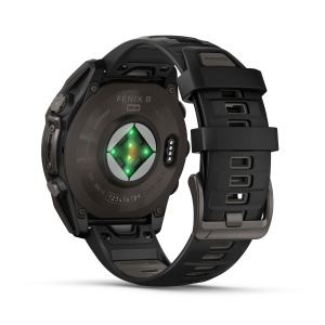 Ceas Garmin Fenix 8 Solar Saphire Titanium 47MM Carbon Grey/Black - Img 2