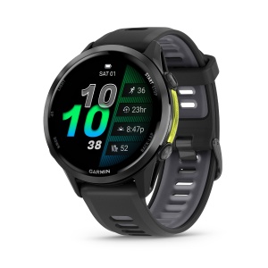 Ceas Garmin Forerunner 970 Amoled 47MM Black/Amp Yellow