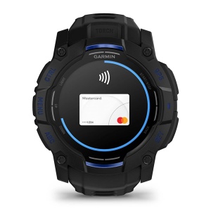 Ceas Garmin Instinct 3 Amoled 50MM Black-Bolt Blue - Img 2