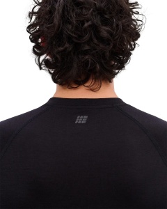 CEP - bluza base layer maneca lunga - Core Run Merino - black - L - Img 6