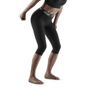 CEP - colanti compresie 3/4 pentu femei Ski 3-4 Base Tights - negru - Img 3