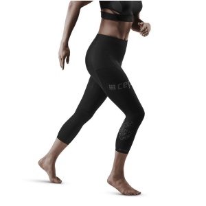 CEP - Colanti de alergare 3/4 pentru femei Running tights 3.0 W - black - negru
