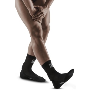 CEP - ortho calcaiul lui Ahile - Achilles Support Compression Short Socks - Negru - Img 5