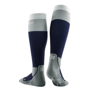 CEP - sosete compresie inalte - Hiking Light merino Socks W - Marine Blue I Grey - Img 2