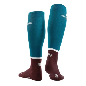 CEP - sosete compresie inalte - the run socks tall v4 W - petrol | dark red - Img 3