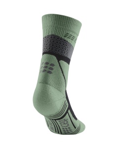 CEP - sosete compresie medii - max cushion hiking merino mid-cut - grey I mint - Img 2