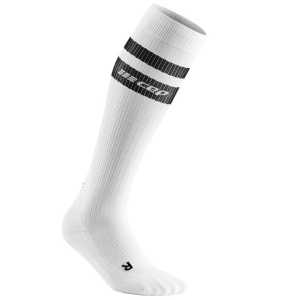 CEP - Sosete de compresie pentru femei 80's women socks - alb negru - Img 2