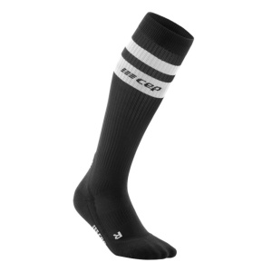 CEP - Sosete de compresie pentru femei 80's women socks - negru alb - Img 2