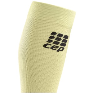 CEP - Sosete de compresie pentru femei Women Running socks - galben lamaie negru lunges lemon - Img 4