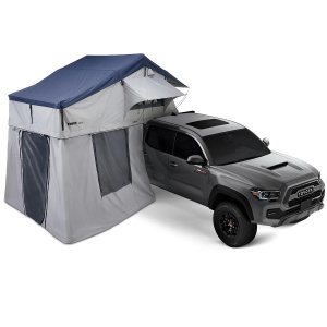 Cort auto cu prindere pe plafon, Thule, Autana, 4 persoane, cu anexa inclusa, Haze Gray - Img 1