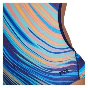 Costum înot întreg femei TYR Riptidal Trinityfit - albastru | rezistent clor - Img 8