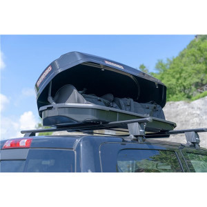 Cutie portbagaj Menabo Satellite 330 ABS Black, 141x77x34cm - Img 12