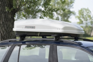 Cutie portbagaj Menabo Satellite 330 ABS White, 141x77x34cm - Img 6