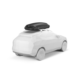 Cutie portbagaj Thule Pulse 2 L, Negru Mat - Img 2
