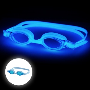 Finis - ochelari inot vizibilitate sporita pentru copii FlowGlows (Glow in the dark) Goggles - albastru - Img 1