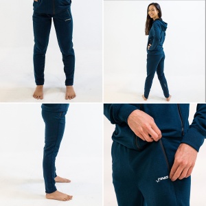 Finis - pantaloni lungi sport lejeri pentru femei Tech W Pants - albastru inchis - Img 3