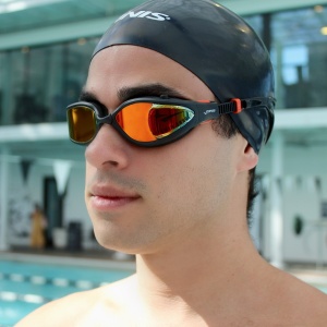 Finis - Smart Google Max Kit - orange mirror - negru - Img 9