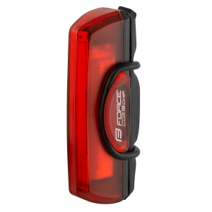 Force - lumina spate pentru bicicleta cu incarcare USB, COB 16 - negru