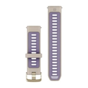 Garmin - curea silicon Forerunner - Quick Release 22 - French Grey I Indigo transparent cu Componente Soft Gold - Img 2