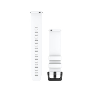 Garmin - curea silicon Quick Release 20 - alba pentru Vivoactive/ Vivomove/ Venu/ Forerunner - Img 2