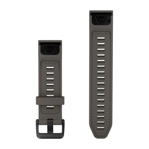 Garmin - curea silicon - QuickFit 20 watch band - Pebble Gray Silicone - Img 2