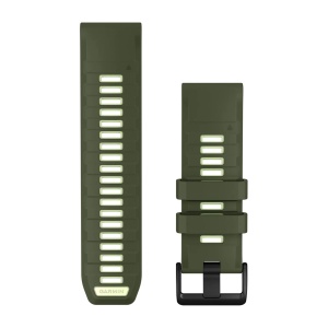 Garmin - curea silicon - QuickFit 26 watch band - Olive Drab I Citron