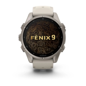 Garmin Fenix 9 AMOLED - 43 mm Titan Fog Gray - Smartwatch Multisport Premium cu AMOLED - Img 2