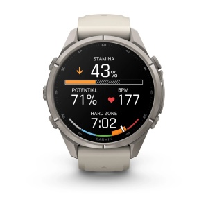 Garmin Fenix 9 Pro AMOLED inReach - 43 mm Titan Fog Gray - Smartwatch Multisport Premium cu AMOLED - Img 4