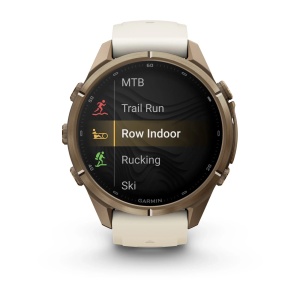 Garmin Fenix 9 Pro AMOLED inReach - 43 mm Titan Gold French Gray - Smartwatch Multisport Premium cu AMOLED - Img 6
