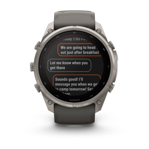 Garmin Fenix 9 Pro Solar inReach - 51 mm Titan Gray - Smartwatch Multisport Premium cu Ecran Solar - Img 6