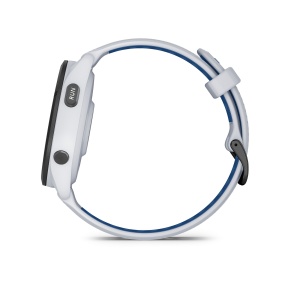 Garmin - Forerunner 265 ceas multisport cu GPS AMOLED - Ramă neagră cu carcasă Whitestone şi curea din silicon Whitestone/Tidal Blue - Img 11
