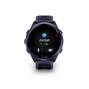 Garmin Forerunner 570 - 47mm - ceas multisport cu GPS si AMOLED - negru Indigo Aluminium with Translucent Imperial Purple | Indigo Band - Img 8