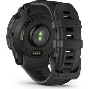 Garmin - Instinct 3 - 45 mm AMOLED - Black with Bolt Blue | Black Band - Img 30
