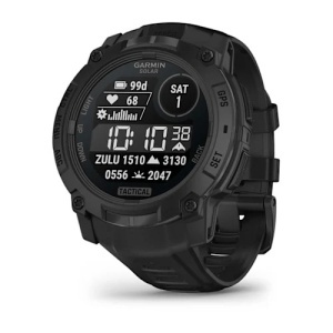 Garmin - Instinct 3 - 45 mm AMOLED - Black with Bolt Blue | Black Band - Img 140