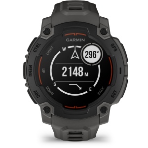 Garmin - Instinct 3 - 45 mm AMOLED - Black with Bolt Blue | Black Band - Img 170