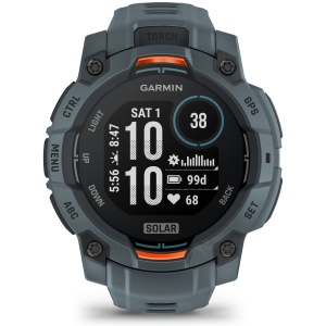 Garmin INSTINCT 3 - 45 mm Solar albastru Twilight - smartwatch robust cu GPS