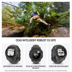 Garmin INSTINCT E - 40 mm negru - smartwatch robust cu GPS - Img 10